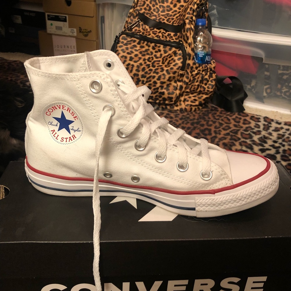White high top Converse